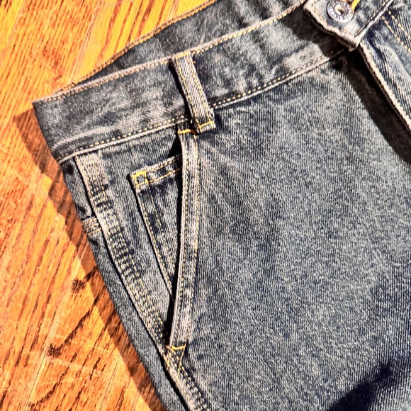 Faded Glory Dark blue Gray Relaxed Carpenter Jeans - w27 L27 - Picture 11 of 15